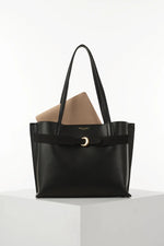 Load image into Gallery viewer, Black Connie Laptop Tote
