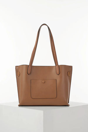 Tan Connie Laptop Tote