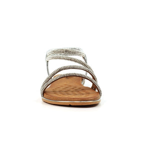 Silver Cortez Sandals