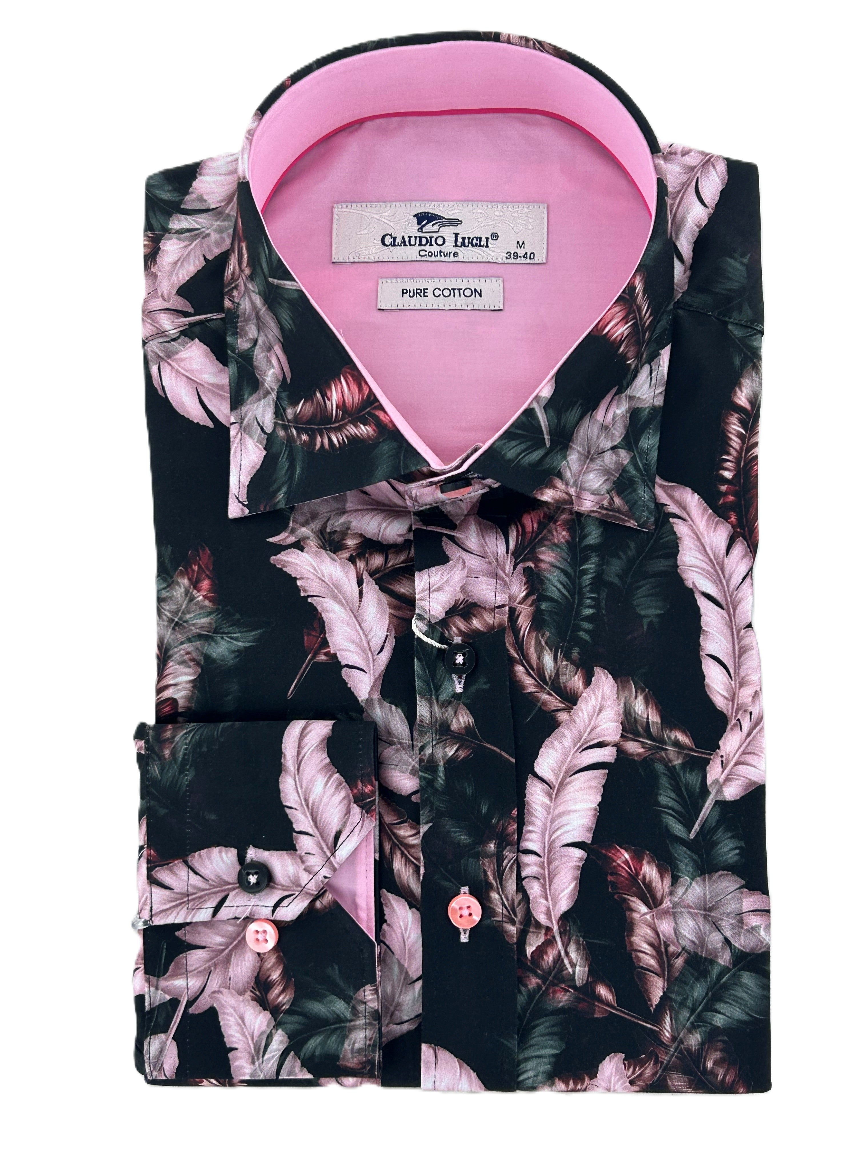 Pink Feather Shirt