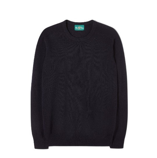 Navy Lambswool Crew Neck