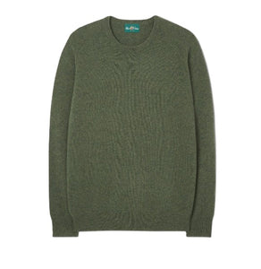 Green Lambswool Crew Neck