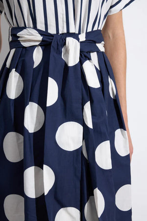 Navy Daroca Dress