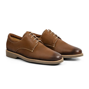 Cognac Delta Lace Up Shoes