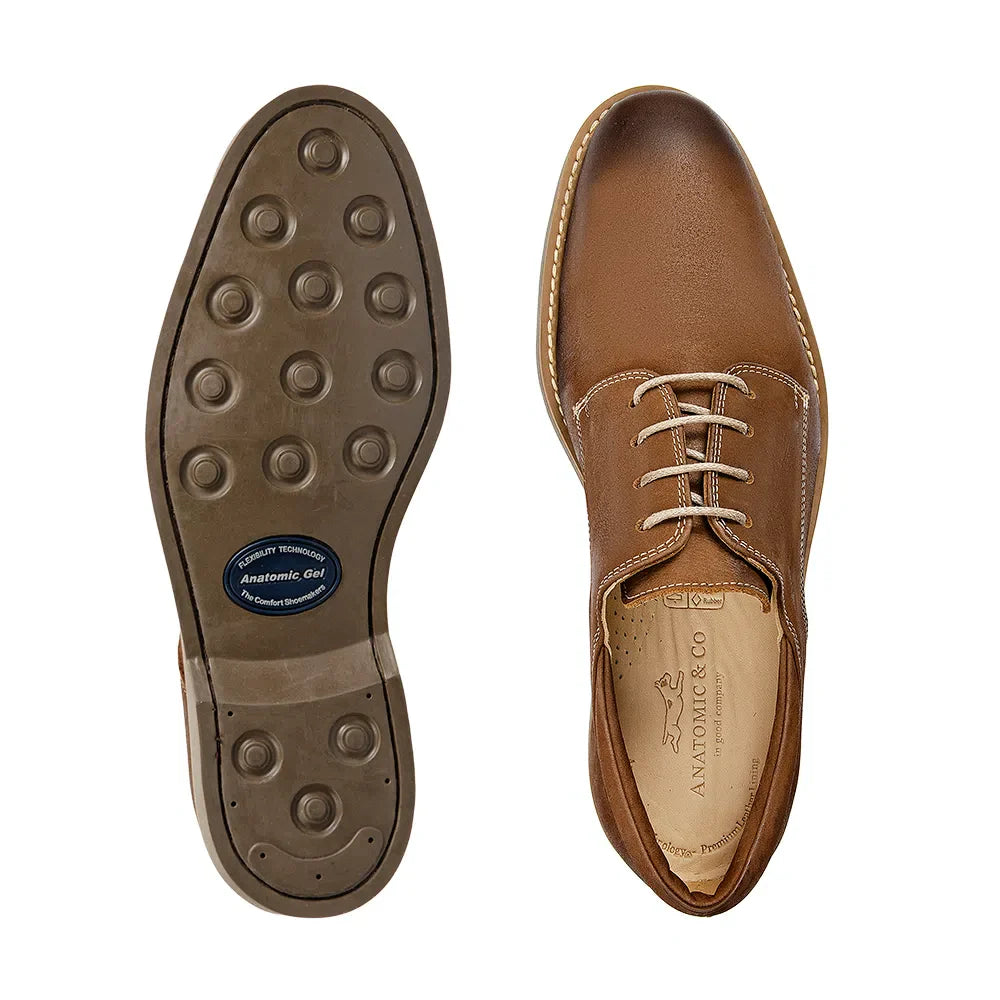 Anatomic & Co Lace Up Shoes Delta Cognac