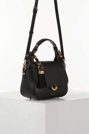Black Diana Top Handle Crossbody