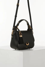 Load image into Gallery viewer, Black Diana Top Handle Crossbody
