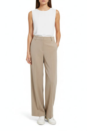 Sand Wide Leg Emina Trousers