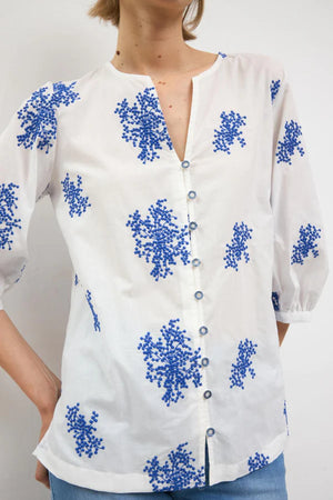Blue Espinela Blouse