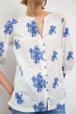 Load image into Gallery viewer, Blue Espinela Blouse
