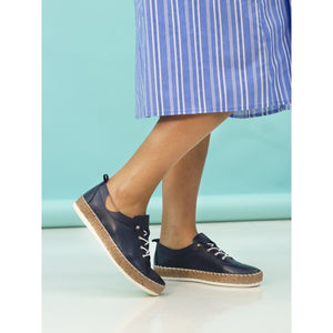 Navy Blue Evie Plimsoll