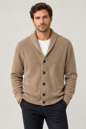 Fawn Shawl Collar Cardigan