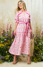Load image into Gallery viewer, Pink Fern Dress
