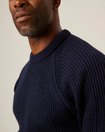 Load image into Gallery viewer, Navy Ford Crew Neck Sweatet
