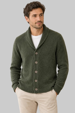 Forest Shawl Collar Cardigan