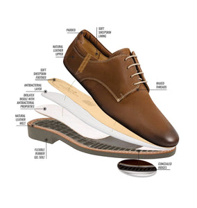 Anatomic & Co Lace Up Shoes Delta Cognac