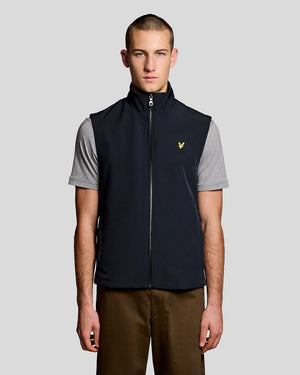 Navy Windproof Gilet