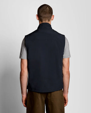 Navy Windproof Gilet