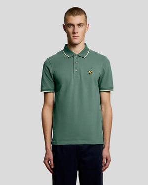 Green Tipped Polo Shirt
