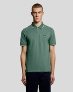 Load image into Gallery viewer, Green Tipped Polo Shirt
