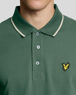 Green Tipped Polo Shirt
