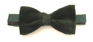 Forest Velvet Bow Tie