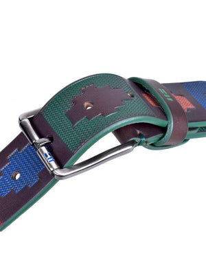 Brown Ethnic Motifs Belt