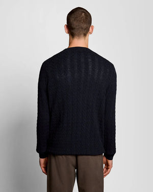 Navy Crew Neck Jumper