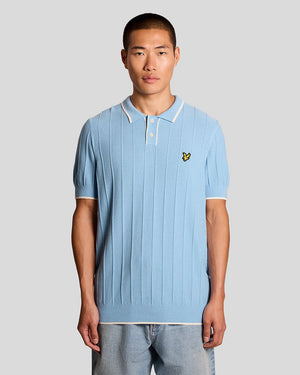 Blue Tipped Polo Shirt