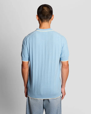 Blue Tipped Polo Shirt