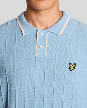Blue Tipped Polo Shirt
