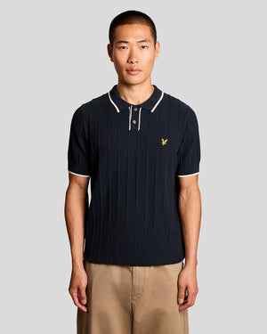 Navy Tipped Polo Shirt