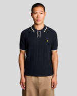 Load image into Gallery viewer, Navy Tipped Polo Shirt
