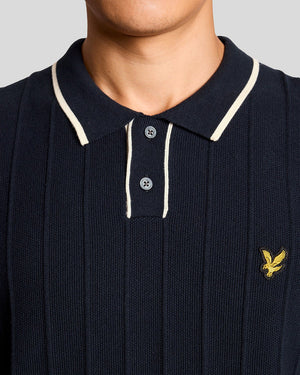 Navy Tipped Polo Shirt