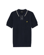 Load image into Gallery viewer, Navy Tipped Polo Shirt
