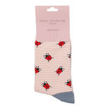 Load image into Gallery viewer, Pink Ladybird Socks
