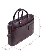 Load image into Gallery viewer, Miguel Bellido Laptop Bag Oxblood
