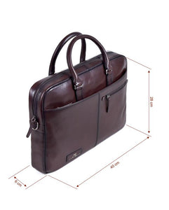 Miguel Bellido Laptop Bag Oxblood