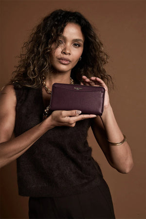Purple Capriana Large Purse
