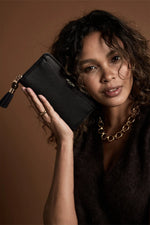 Load image into Gallery viewer, Black Large Capriana Purse
