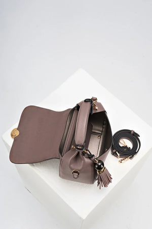 Taupe Diana Crossbody
