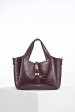 Load image into Gallery viewer, Purple Small Etta Tote Bag
