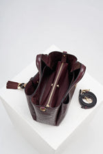 Load image into Gallery viewer, Purple Small Etta Tote Bag
