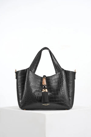 Black Small Etta Tote Bag
