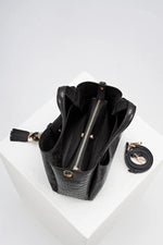 Load image into Gallery viewer, Black Small Etta Tote Bag

