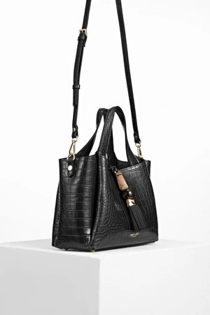 Black Small Etta Tote Bag