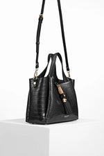 Load image into Gallery viewer, Black Small Etta Tote Bag
