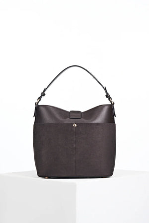 Chocolate Indra Bucket Crossbody