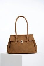 Load image into Gallery viewer, Tan Natalia Tote Bag
