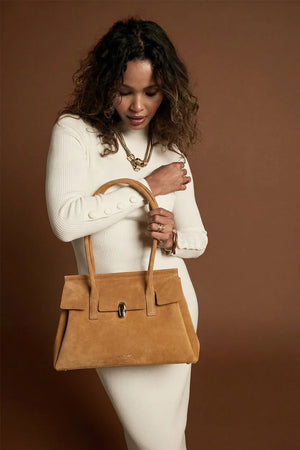 Tan Natalia Tote Bag